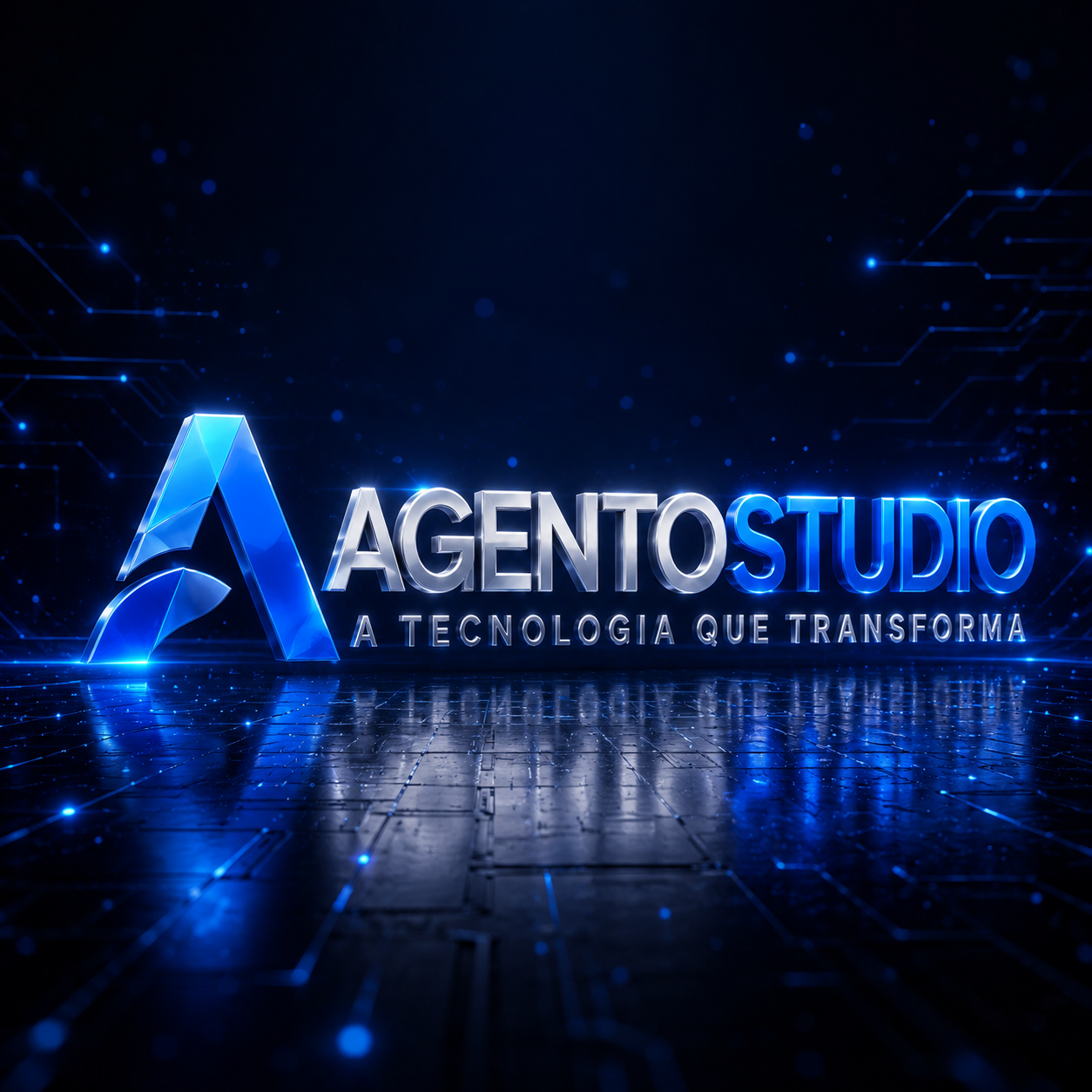 Anúncio da AgentOStudio, empresa especializada em sites, sistemas, aplicativos e automações.